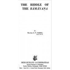 The Riddle of the Ramayana [An Old and Rare Book]